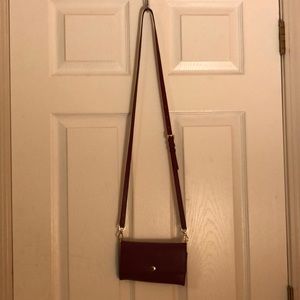 Red crossbody bag/wallet